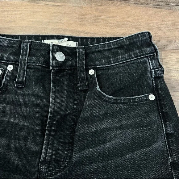 Madewell The Curvy Perfect Vintage Cropped Jean Lunar Wash Size 25P - Picture 4 of 12